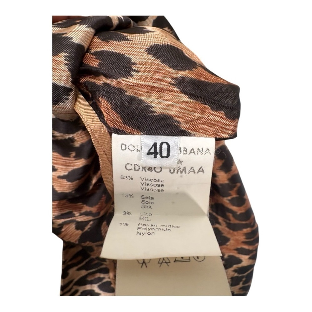 Dolce & Gabbana Natural Tweed Sleeveless Shift Dress Size EU 40 - Picture 11 of 12